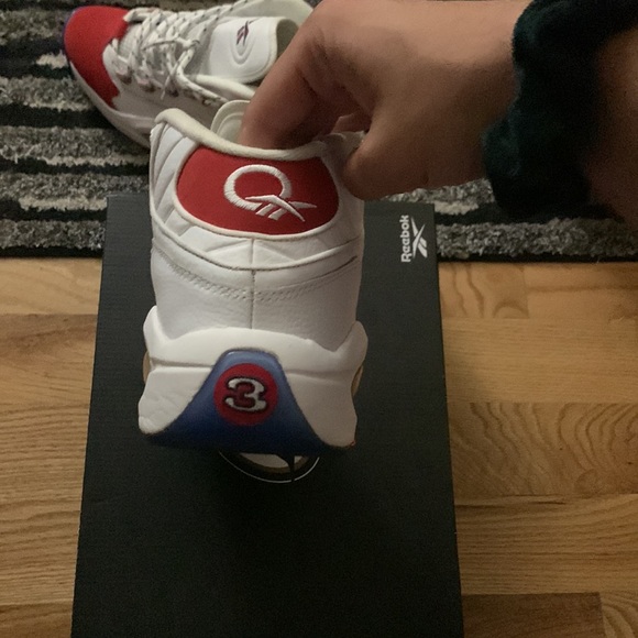 Reebok Question OG Mid Red Toe 2020 - Picture 11 of 13